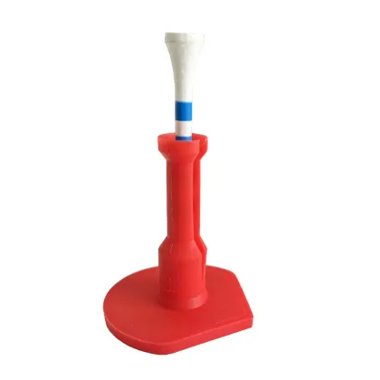 Height Adjustable Unbreakable Bamboo Rubber Golf Tees - MAZEL