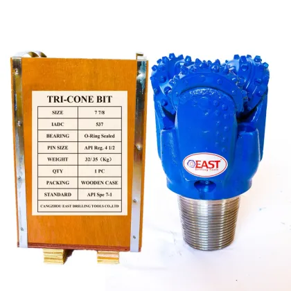 IADC 537 Oil Well Drilling TCI Tricone Roller Bit - API 7 7/8""'