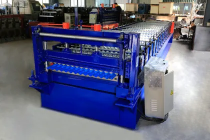 corrugated tile forming machine
