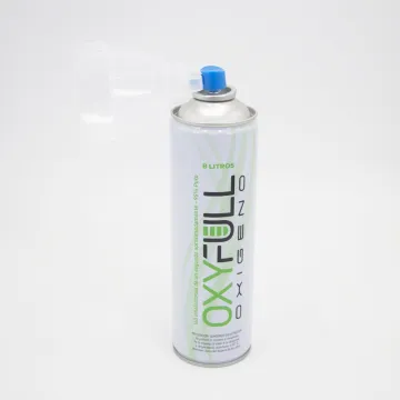 600ml Portable Oxygen Canister Tin Can with Mask