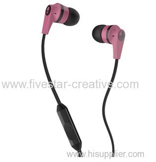 Skullcandy Ink'd 2 Earbud Headphones Pink/black With Mic/remote 