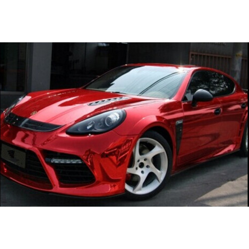 Red Chrome Mirror Wrap Film