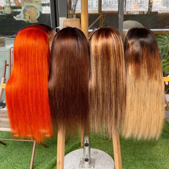 GS Bone Straight Virgin Human Hair Wig - Raw Vietnamese Glueless HD Lace Front