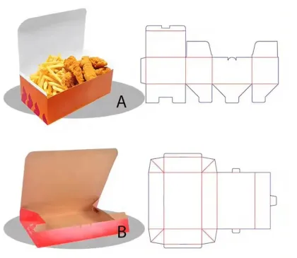 Custom Fast Food Packaging Boxes: Chicken, Fries, and Burger Boxes