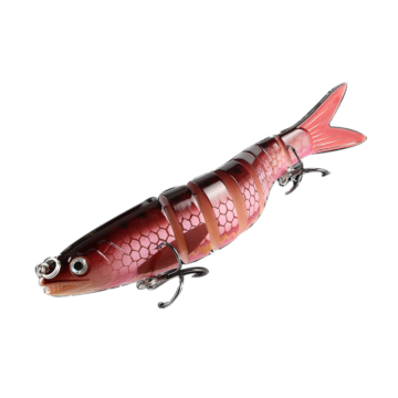 Penjualan panas 135mm 20g multi-warna abs multi-jointed 8-segmented trolling air trolling