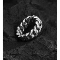 Anillo de plata "The the the Challed Chain" hecho a mano