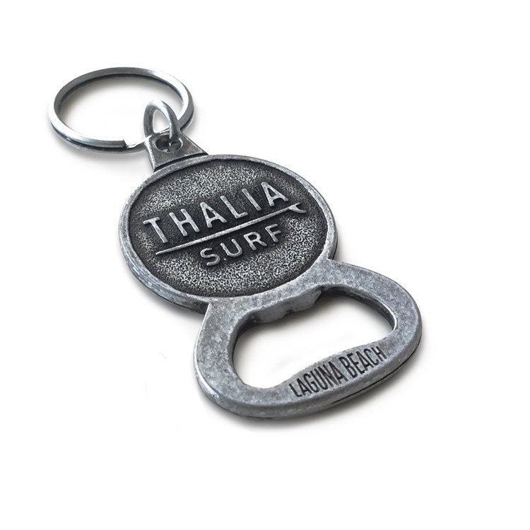 Custom Engraveable Logo Metal Keychain Bottle Opener