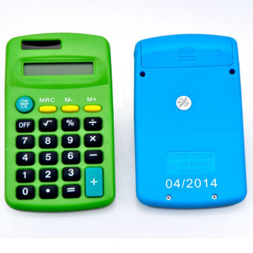 8 Digits Dual Power Small Pocket Gift Calculator