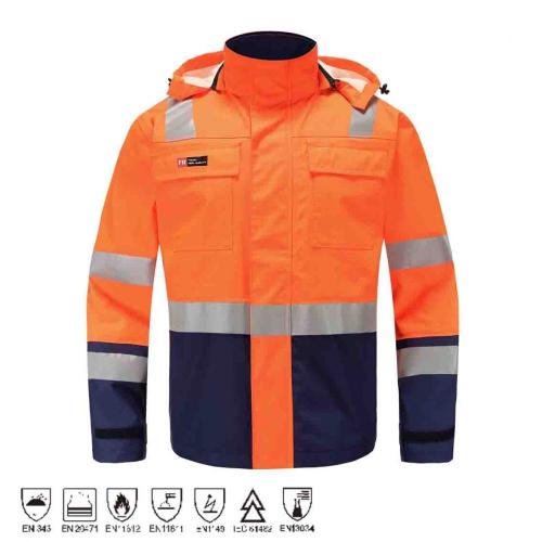 Giacca antipioggia HIVIS ignifuga