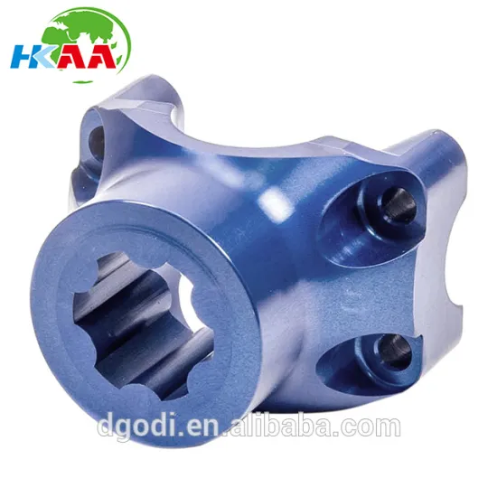 High quality CNC Aluminum Output Yoke for Ball Spline Transmission