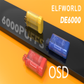 Custom Vape Pen Elfworld DE6000 Disposable