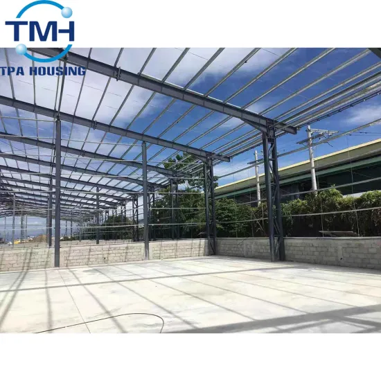 two/double story/storey steel structure warehouse
