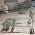 Warehouse Logistics Metal Platform Hand Trolley