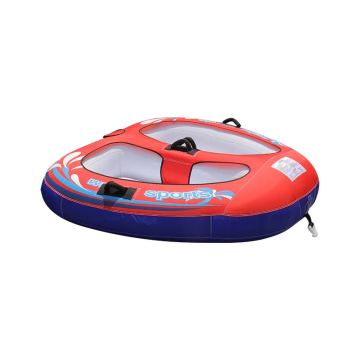 Foam Seat Water Sports Towable Tube with Drainage Hole
