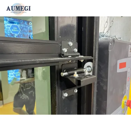Aumegi Soundproof Stackable Garage Door with Glass Windows