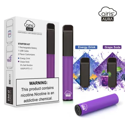 Airis Aura Kit with Chargeable Battery Disposable Vape