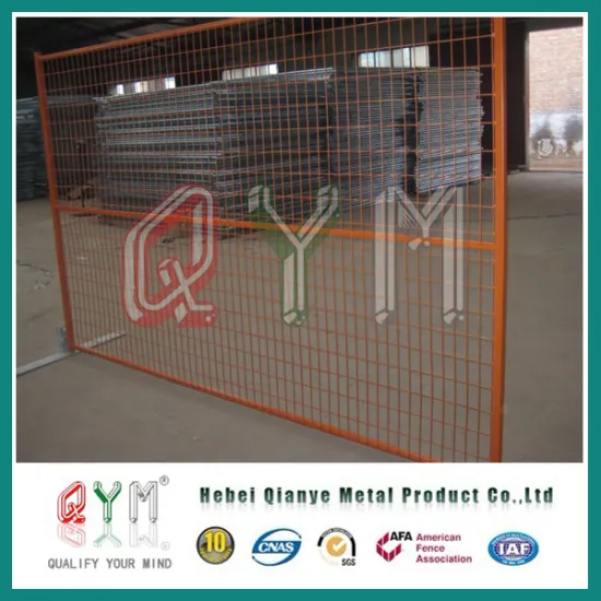 Hot Dipped Galvanized or Electric Galvanized Temporary Mobile Fence