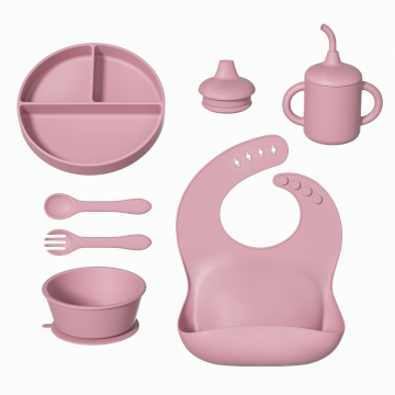 Newtop Baby Product BPA-Free Eco-Friendly Silicone Dinnerware Kit