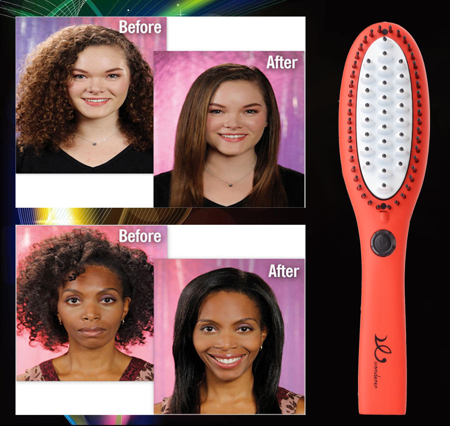 Anion Hair Straightening Brush
