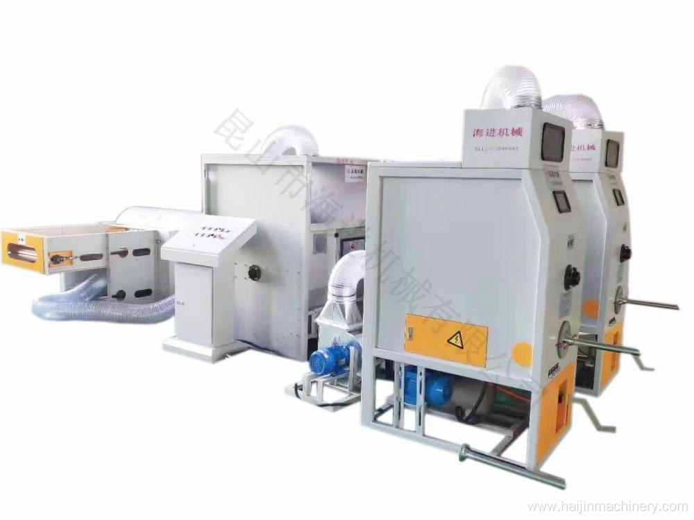 New model fiber filling machine