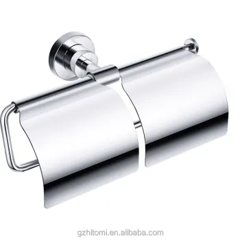 Double Paper Holder for Bathroom Decor