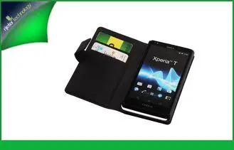 Anti - scratch Sony Mobile Phone Wallet Leather Case for Xp