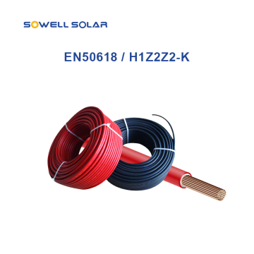 EN50618 solar DC cable tinned copper H1Z2Z2-K
