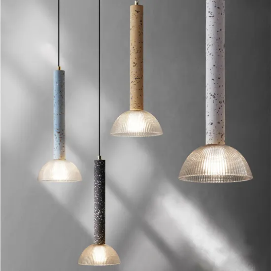 Modern Nordic Bedside Cement Pendant Light for Kitchen and Dining