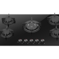 Amice Stove 5 Burner Black Tempered Glass