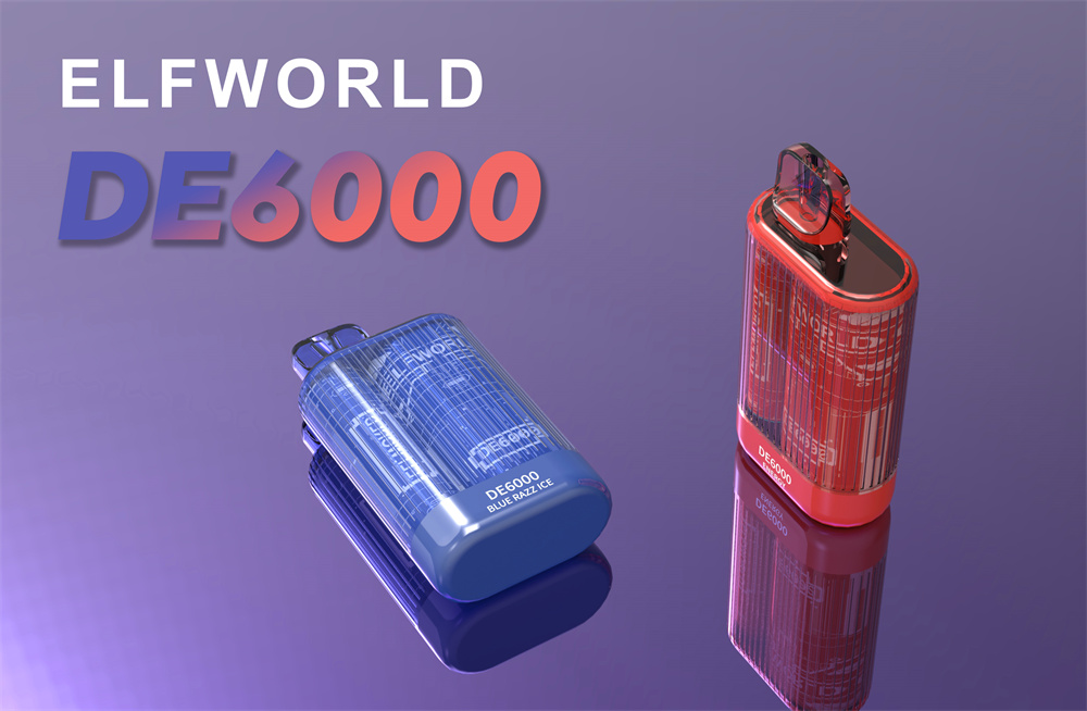 Elfworld de6000 2% 3% 5% Vape có thể sạc lại NIC