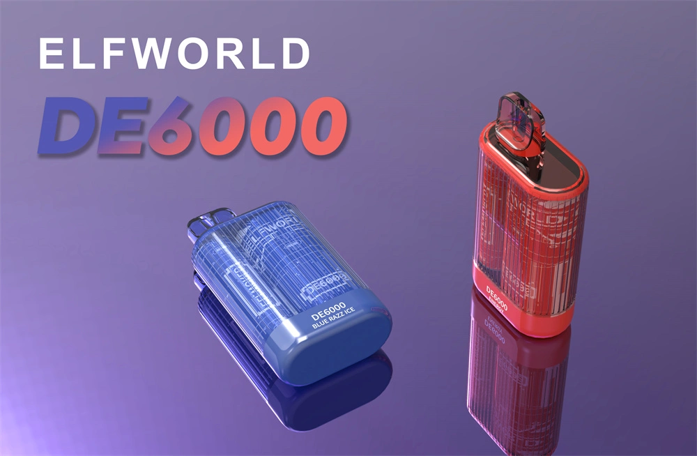 Elfworld DE6000 2% 3% 5% NIC -ladattava vape