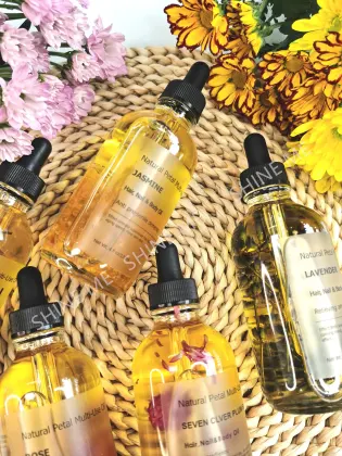 Pure Natural Flower Face and Body Essential Oil Serum - Hydrating Flower Face Oil