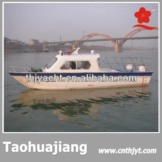 THJ868 Passenger Boat Fiberglass Material Boat