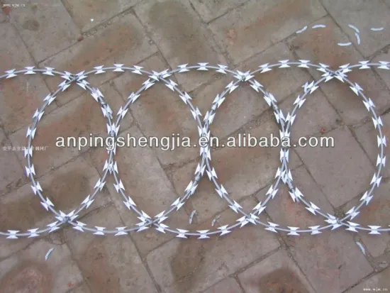 SJ/hot dipped galvanized barbed wire/razor barbed wire