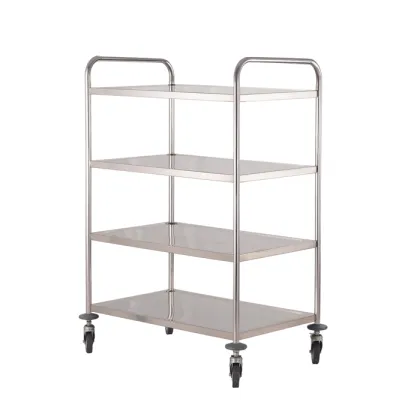 Hotel Kitchen Equipment Stainless Steel Food Cart Trolley