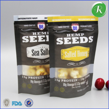 Gravure Printing Kraft paper Mix Nuts Packaging pouches zipper bag