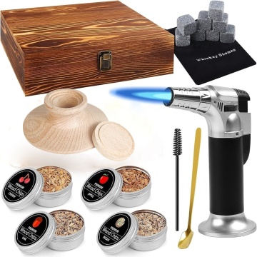 Top Selling Whiskey Smoker Kit with Torch for Cocktail Infusion
