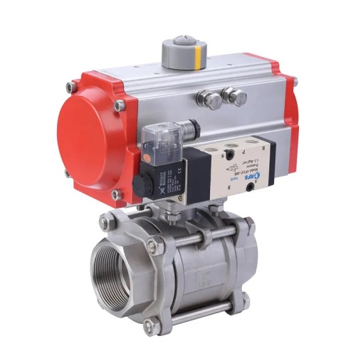 Pneumatic Actuated Ball Valve With Limit Switch