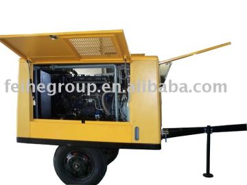 portable diesel air compressor for construction