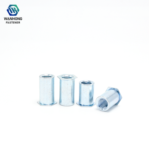Écrou à rivets hexagonal pour une fixation efficace par trou traversant