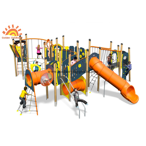 Slide Panjat Tebing Luar Multipel HPL Net Park