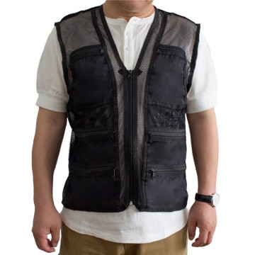 Men's Casual Outdoor Utility Work Vest - Wholesale Fishing & Safari Cargo Vest