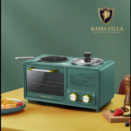 Ultimate Morning Essentials: A Comprehensive 3-in-1 Breakfast Maker, Toaster Oven, and Coffee Pot