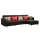 Folding Fabric Futon Daybed Chaise Slaapbank