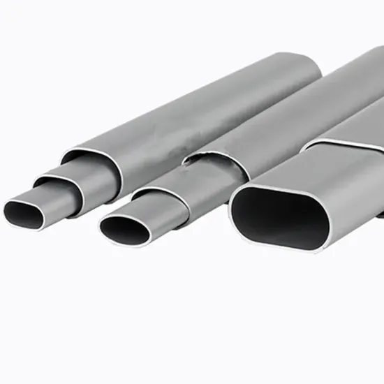 OEM Oval Aluminum Tube Extrusion Aluminium flat bar