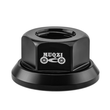 MUQZI Mountain Bicycle Hub Nut M10 Rear Axle Screw 7075 Aluminum Alloy