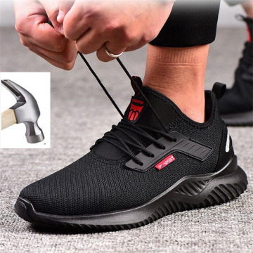 2020 Autumn Steel Toe Work Safety Shoes for Men Puncture Proof Security Boots Man Breathable Non-slip Industrial Sneakers Male