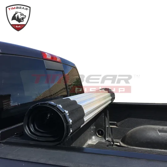 Retractable Waterproof Roll Up Tonneau Cover for Dodge Ram 4X4 Pickup Truck - Aluminum Accessories