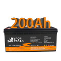 고용량 24V 200AH LIFEPO4 태양 저장 용 배터리