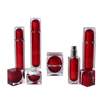 Bộ mỹ phẩm acrylic sang trọng bán buôn: bao gồm 1oz bình nhựa &amp; thuốc xịt trong 30ml, 50ml, 80ml kích thước cho các thùng chứa mỹ phẩm khác nhau